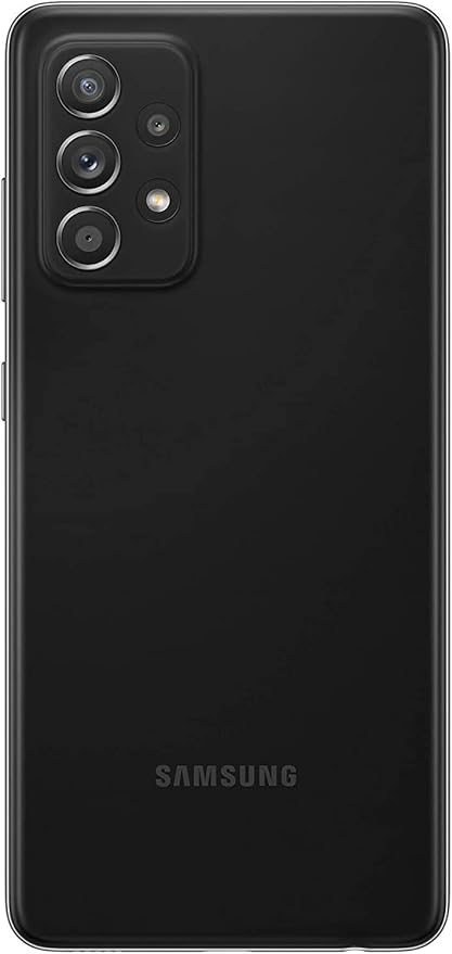 Samsung Galaxy A52 Smartphone, Display Infinity-O FHD+ da 6,5 pollici, 6 GB RAM e 128 GB di memoria interna espandibile, Batteria 4.500 mAh e ricarica Ultra-Rapida Black [Versione Italiana]